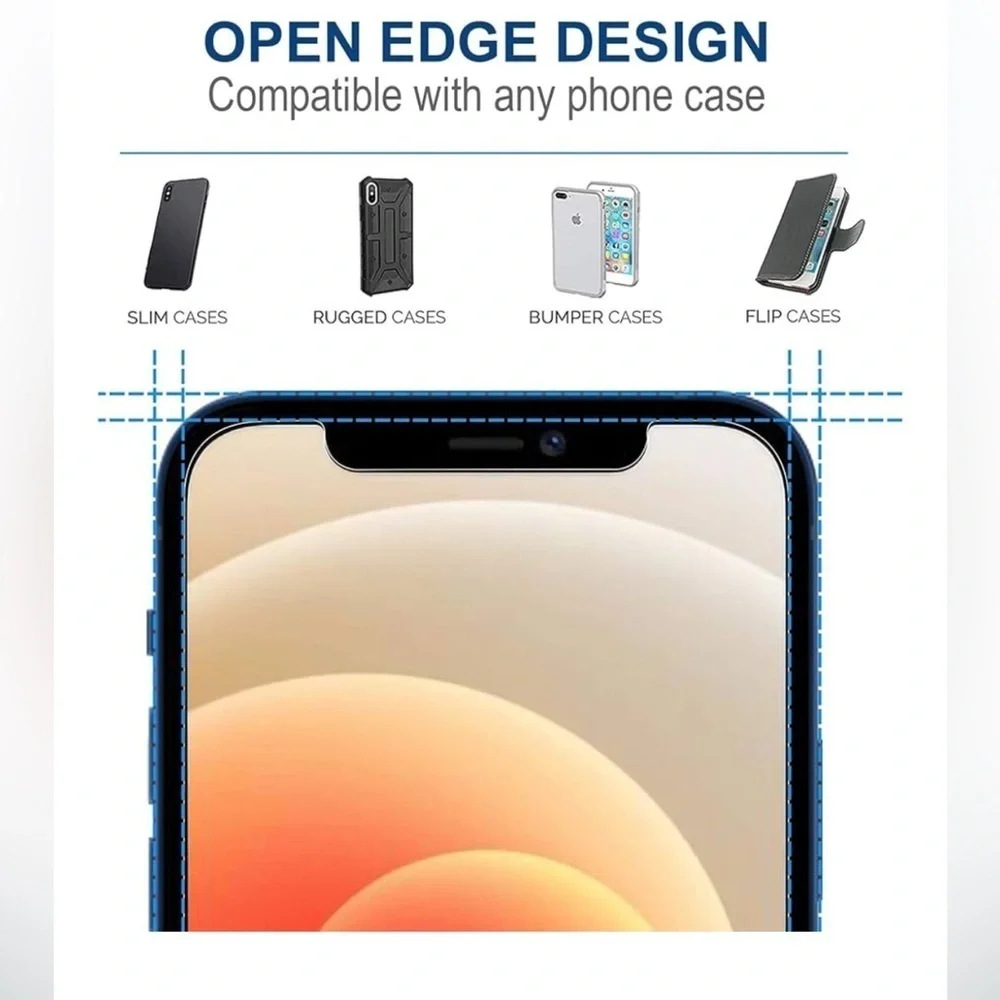 Premium Tempered Glass Screen Protector iPhone 12/12 pro
